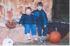 Caleb and Colin Fall 2006