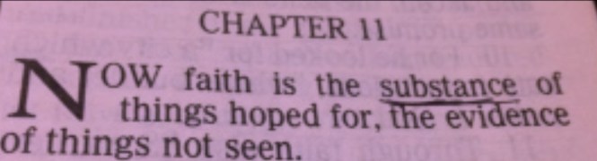 Faith Substance